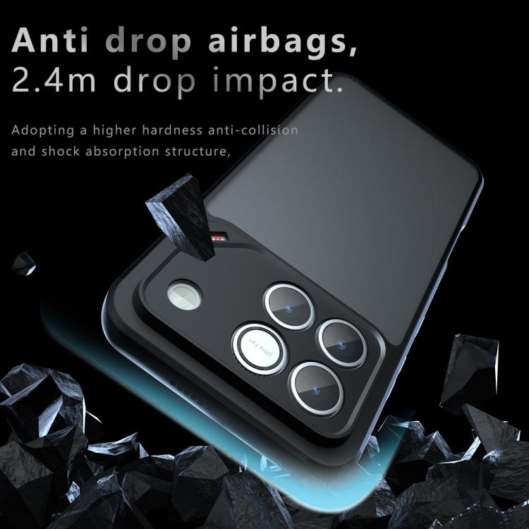 For Honor Win / Win RT Armor Precise Hole PC Hybrid TPU Phone Case - Frosted Black