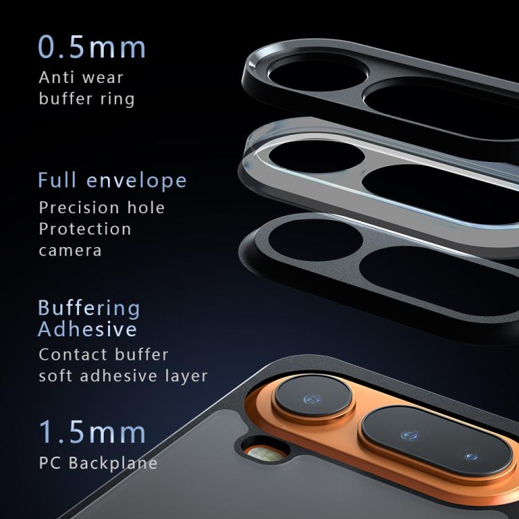 For Honor Magic8 Pro Air 5G Armor Precise Hole PC Hybrid TPU Phone Case - Frosted Black