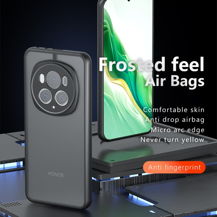 For Honor Magic6 Pro Armor Precise Hole PC Hybrid TPU Phone Case - Transparent