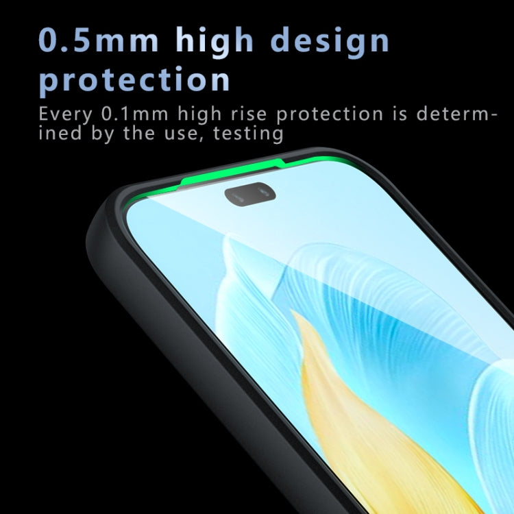 For Honor 200 Lite Global Armor Precise Hole PC Hybrid TPU Phone Case - Transparent