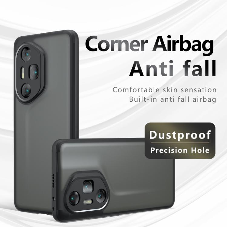 For Honor 300 Pro / 300 Ultra Armor Precise Hole PC Hybrid TPU Phone Case - Transparent