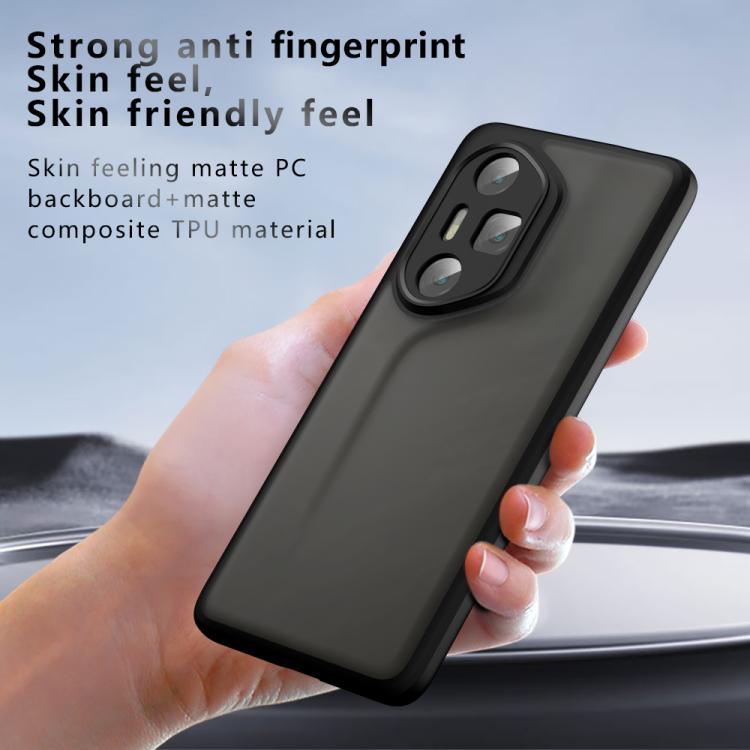 For Honor 300 Pro / 300 Ultra Armor Precise Hole PC Hybrid TPU Phone Case - Transparent