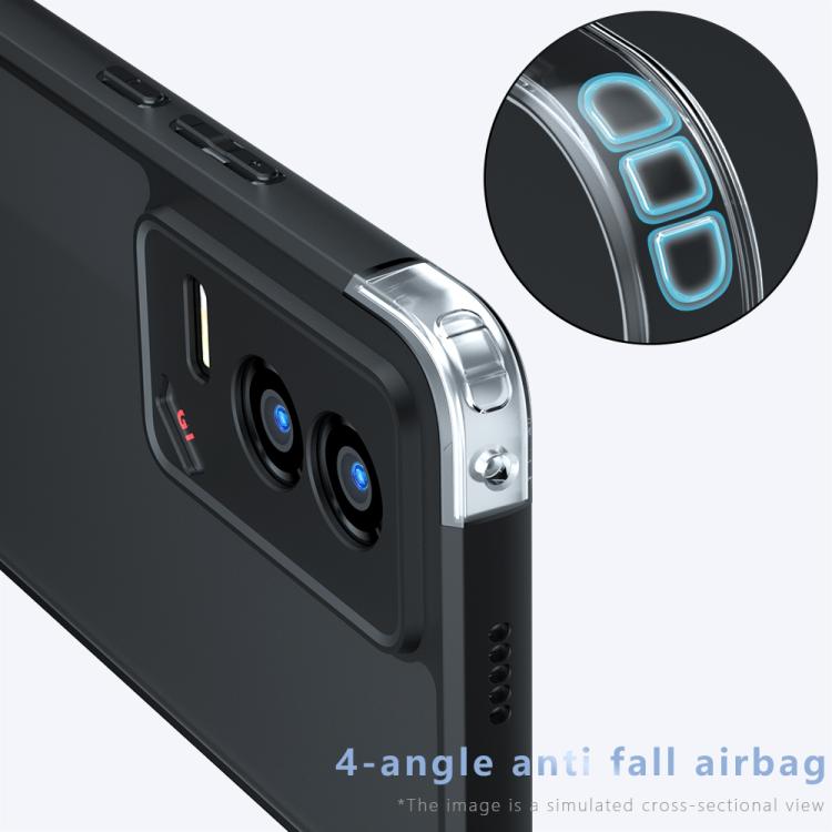 For Honor GT Armor Precise Hole PC Hybrid TPU Phone Case - Transparent