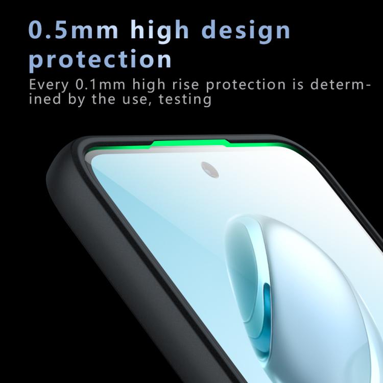 For Honor Play 60 Plus / 200 Smart / X7c Armor Precise Hole PC Hybrid TPU Phone Case - Transparent