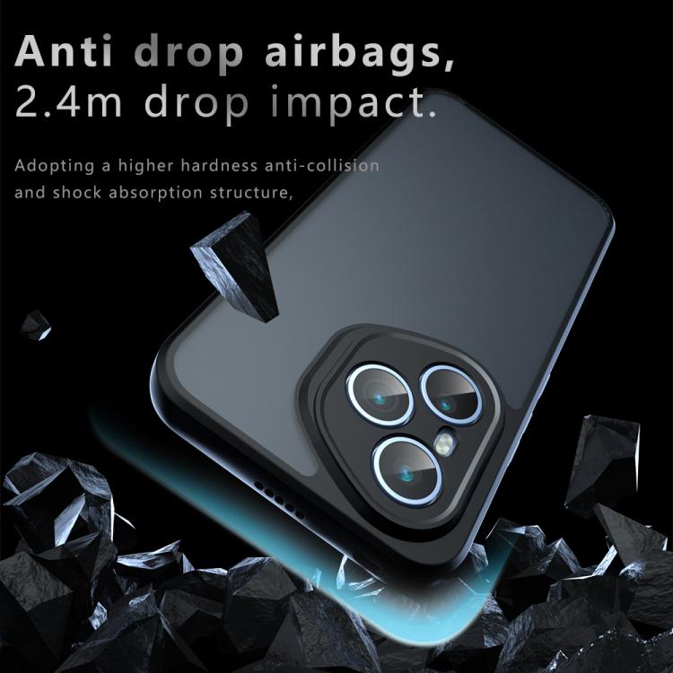 For Honor 400 Pro Global 160.8mm Armor Precise Hole PC Hybrid TPU Phone Case - Transparent