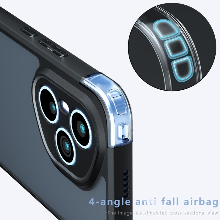 For Honor 400 Pro Global 160.8mm Armor Precise Hole PC Hybrid TPU Phone Case - Transparent