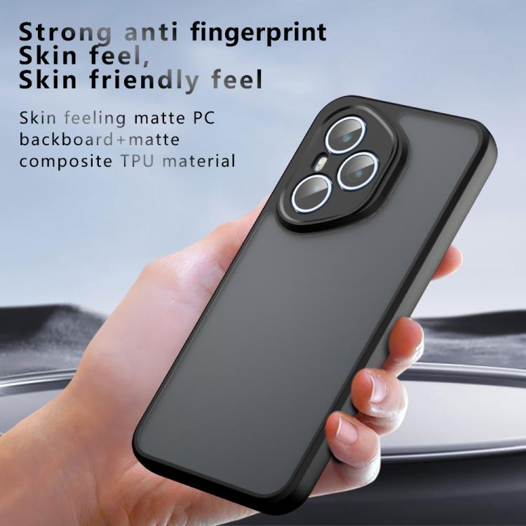 For Honor 400 Pro Global 160.8mm Armor Precise Hole PC Hybrid TPU Phone Case - Transparent