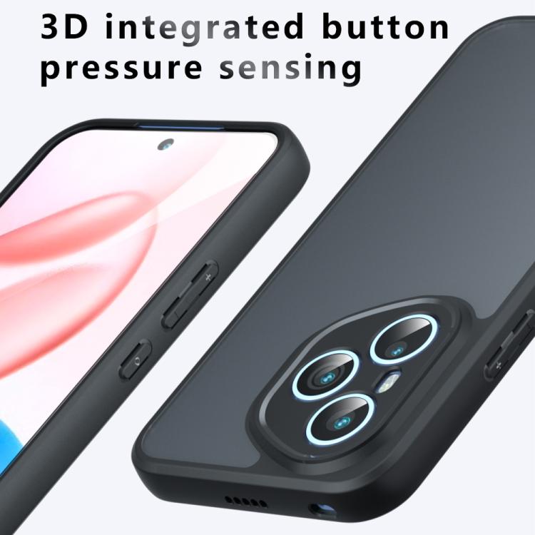 For Honor 400 Pro Global 160.8mm Armor Precise Hole PC Hybrid TPU Phone Case - Transparent