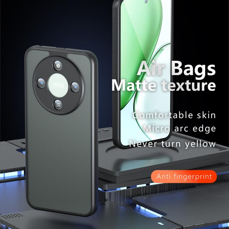 For Honor X70 5G / X9d 5G / Magic8 Lite Armor Precise Hole PC Hybrid TPU Phone Case - Transparent