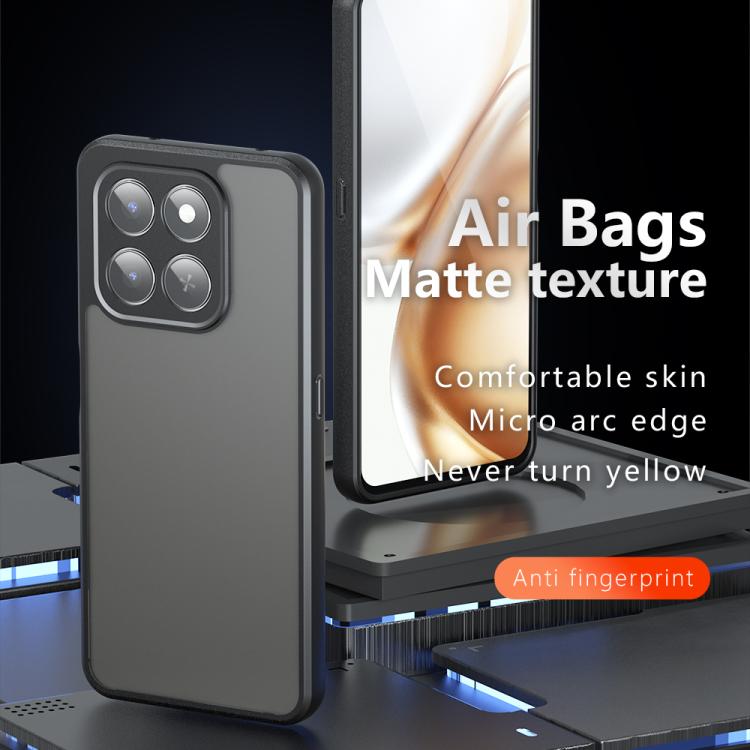 For Honor 400 Smart 5G / 4G / X7d 5G Armor Precise Hole PC Hybrid TPU Phone Case - Transparent