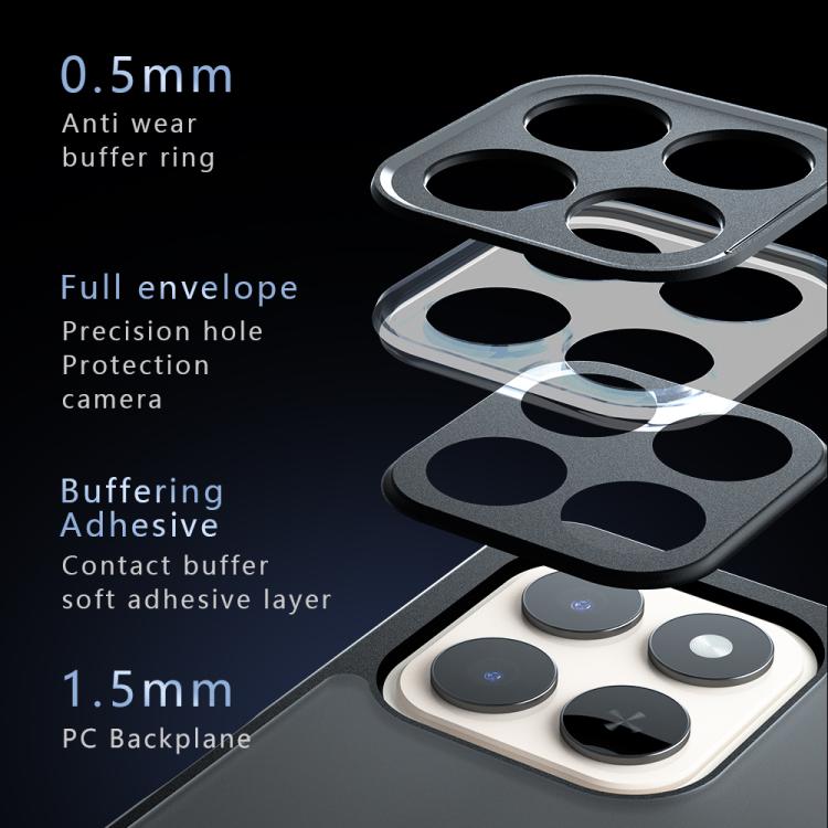 For Honor 400 Smart 5G / 4G / X7d 5G Armor Precise Hole PC Hybrid TPU Phone Case - Transparent