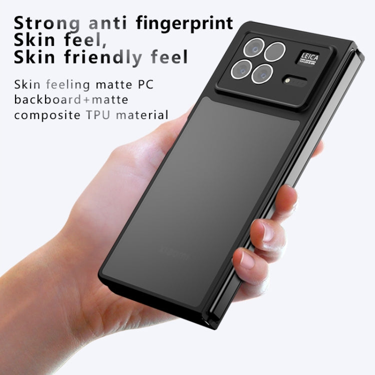 For Xiaomi Mix Fold 3 Armor Precise Hole PC Hybrid TPU Phone Case - Frosted Black