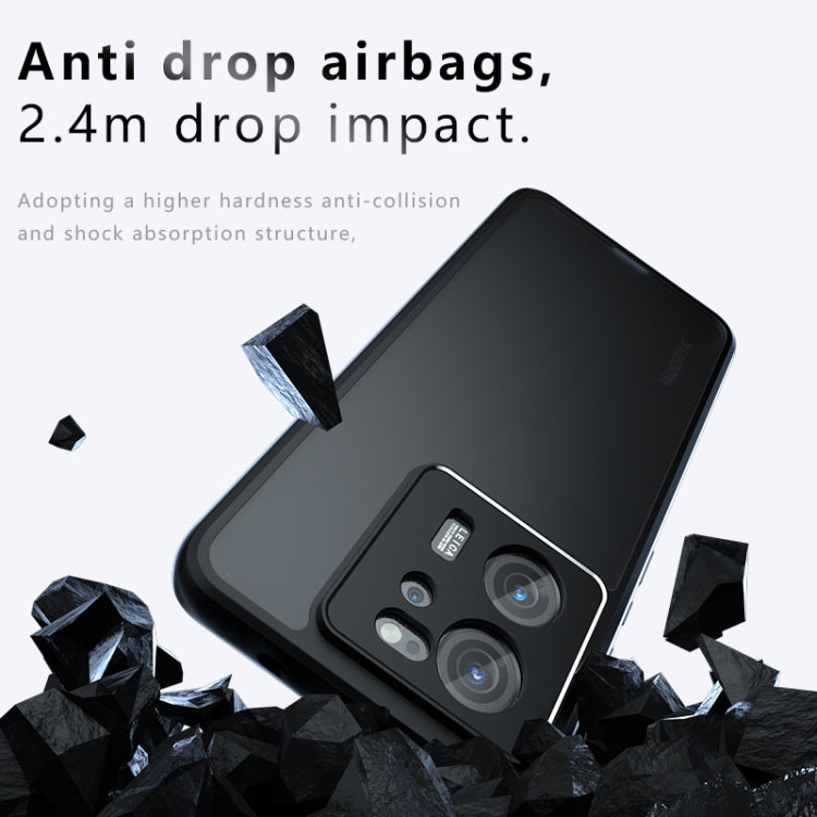 For Xiaomi 13T / 13T Pro Armor Precise Hole PC Hybrid TPU Phone Case - Frosted Black