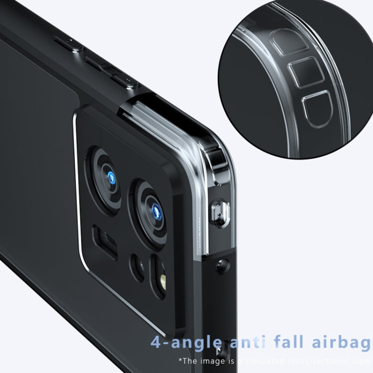 For Xiaomi 13T / 13T Pro Armor Precise Hole PC Hybrid TPU Phone Case - Frosted Black
