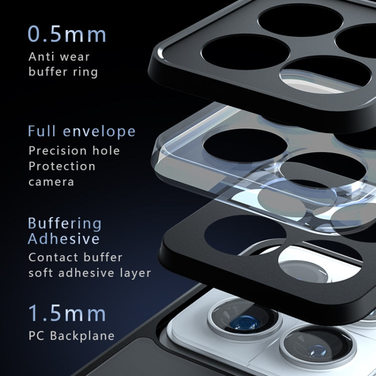 For Xiaomi 14 Pro Armor Precise Hole PC Hybrid TPU Phone Case - Frosted Black