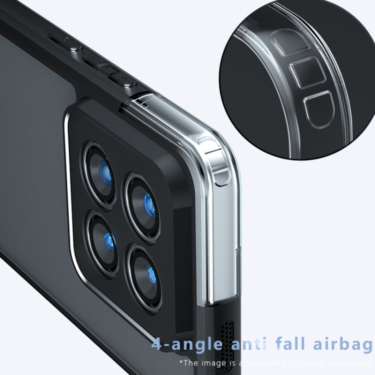 For Xiaomi 14 Pro Armor Precise Hole PC Hybrid TPU Phone Case - Frosted Black