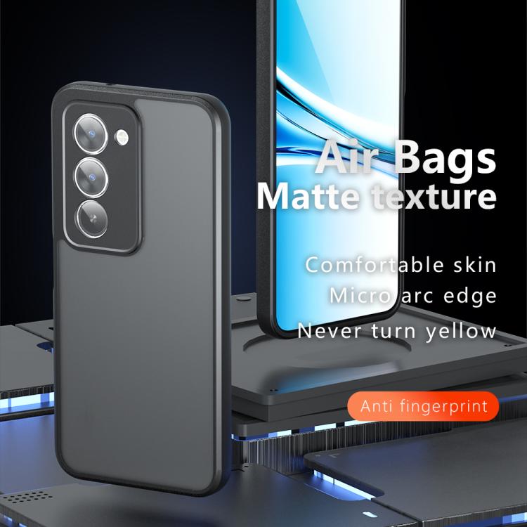 For Redmi 15 5G Global / 15 4G SEA 169mm Armor Precise Hole PC Hybrid TPU Phone Case - Frosted Black