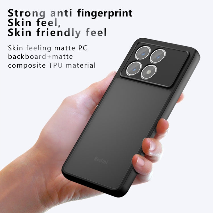 For Redmi K70 Pro / K70 Armor Precise Hole PC Hybrid TPU Phone Case - Transparent