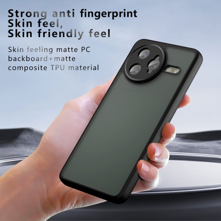 For Redmi K80 Pro Armor Precise Hole PC Hybrid TPU Phone Case - Transparent
