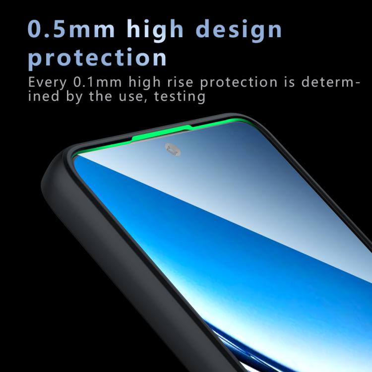 For Redmi Turbo 4 / Xiaomi Poco X7 Pro Armor Precise Hole PC Hybrid TPU Phone Case - Transparent