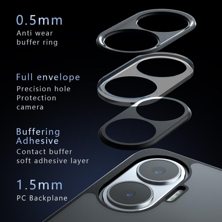 For Redmi Turbo 4 Pro / Xiaomi Poco F7 Armor Precise Hole PC Hybrid TPU Phone Case - Transparent