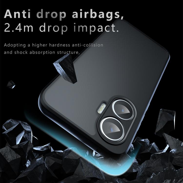 For Redmi Turbo 4 Pro / Xiaomi Poco F7 Armor Precise Hole PC Hybrid TPU Phone Case - Transparent