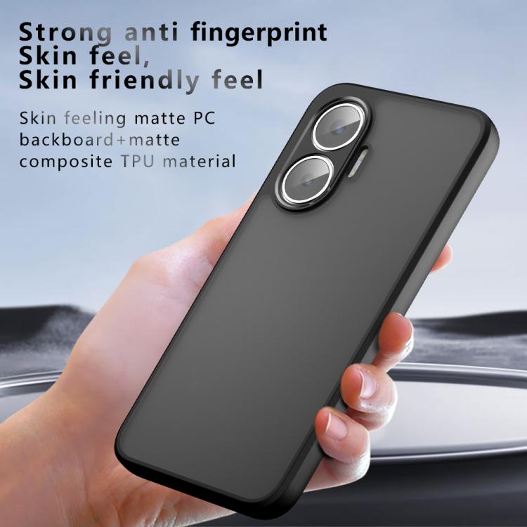 For Redmi Turbo 4 Pro / Xiaomi Poco F7 Armor Precise Hole PC Hybrid TPU Phone Case - Transparent