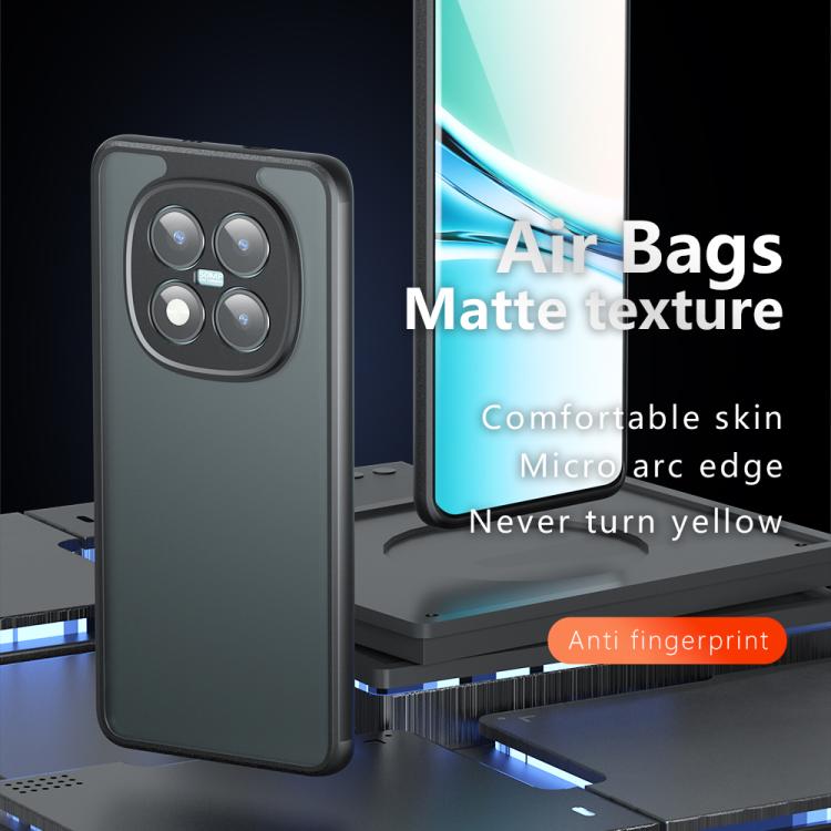 For Redmi Note 15 Pro+ 5G Global 163.3mm Armor Precise Hole PC Hybrid TPU Phone Case - Transparent
