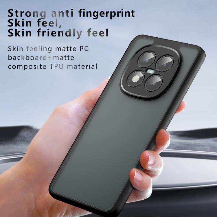 For Redmi Note 15 Pro+ 5G Global 163.3mm Armor Precise Hole PC Hybrid TPU Phone Case - Transparent