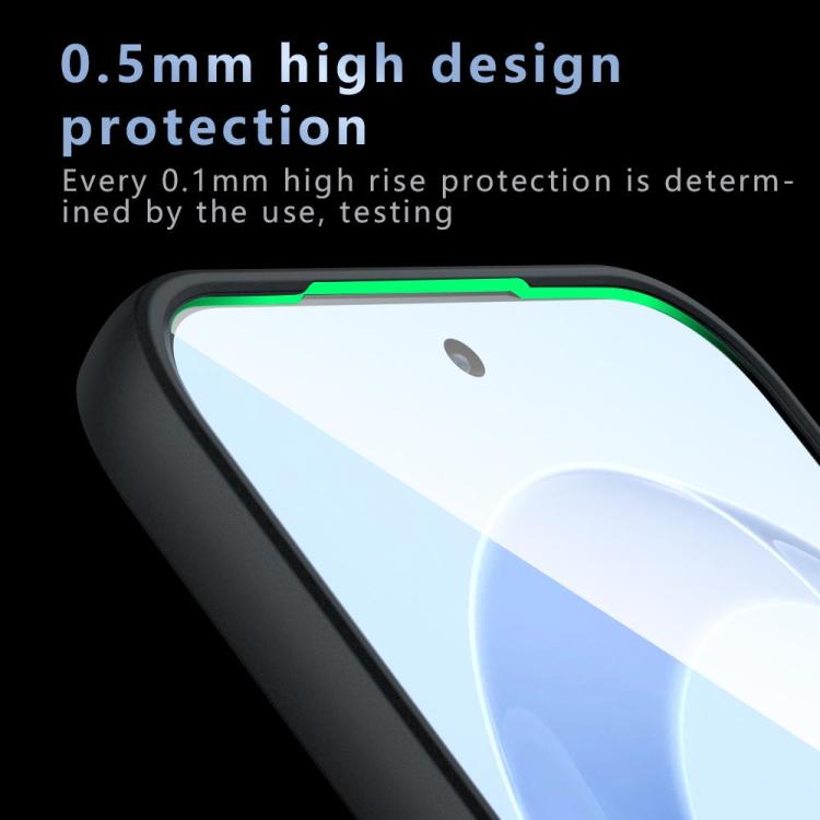 For Redmi K90 Pro Max / Poco F8 Ultra Armor Precise Hole PC Hybrid TPU Phone Case - Transparent
