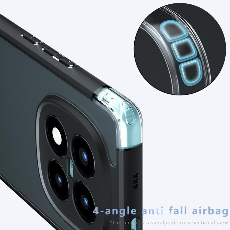 For Redmi Note 15 4G Global 164mm Armor Precise Hole PC Hybrid TPU Phone Case - Transparent
