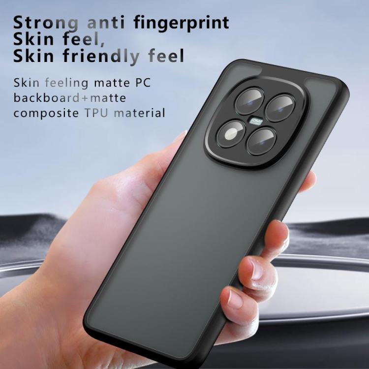 For Redmi Note 15 4G Global 164mm Armor Precise Hole PC Hybrid TPU Phone Case - Transparent