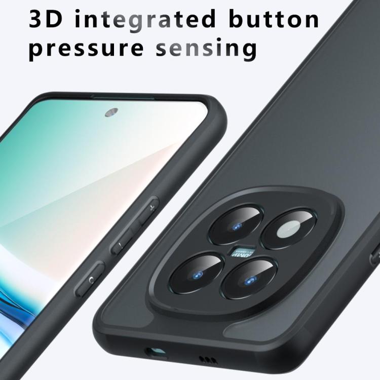 For Redmi Note 15 4G Global 164mm Armor Precise Hole PC Hybrid TPU Phone Case - Transparent