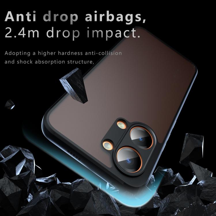 For Redmi Turbo 5 Max / Poco X8 Pro Max Armor Precise Hole PC Hybrid TPU Phone Case - Transparent