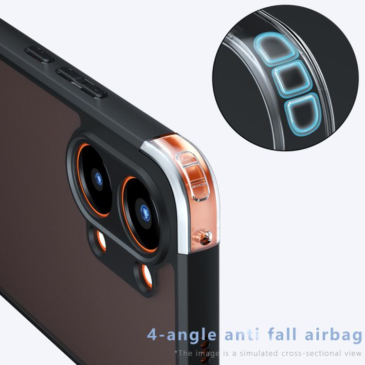 For Redmi Turbo 5 Max / Poco X8 Pro Max Armor Precise Hole PC Hybrid TPU Phone Case - Transparent