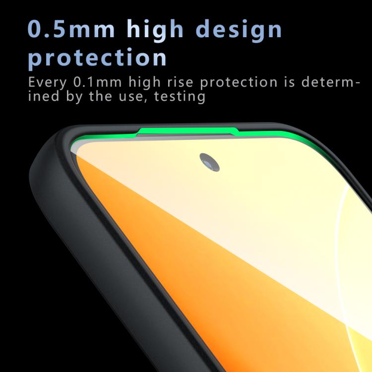 For Redmi Turbo 5 Max / Poco X8 Pro Max Armor Precise Hole PC Hybrid TPU Phone Case - Transparent