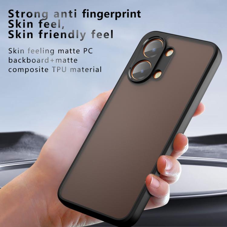 For Redmi Turbo 5 Max / Poco X8 Pro Max Armor Precise Hole PC Hybrid TPU Phone Case - Transparent