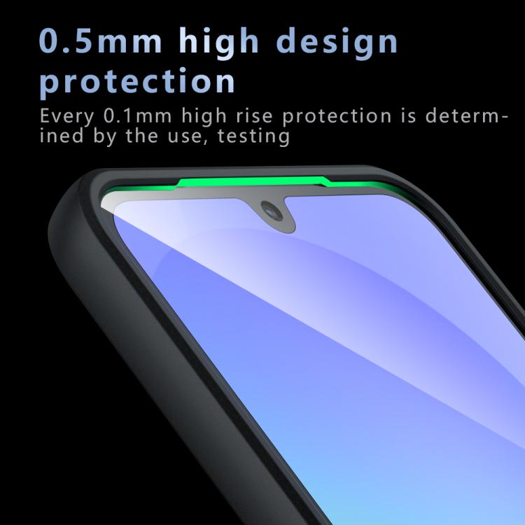 For Samsung Galaxy A17 5G Armor Precise Hole PC Hybrid TPU Phone Case - Transparent
