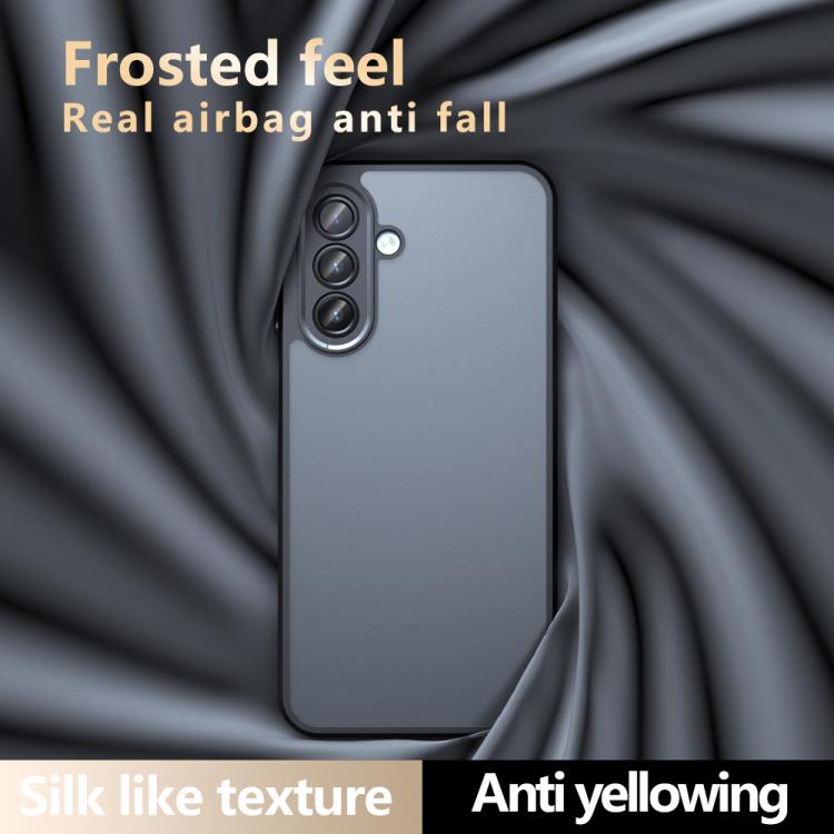 For Samsung Galaxy A17 5G Armor Precise Hole PC Hybrid TPU Phone Case - Transparent