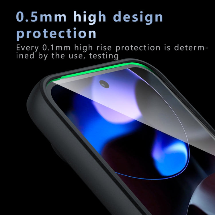For Google Pixel 9 / 9 Pro Armor Precise Hole PC Hybrid TPU Phone Case - Frosted Black