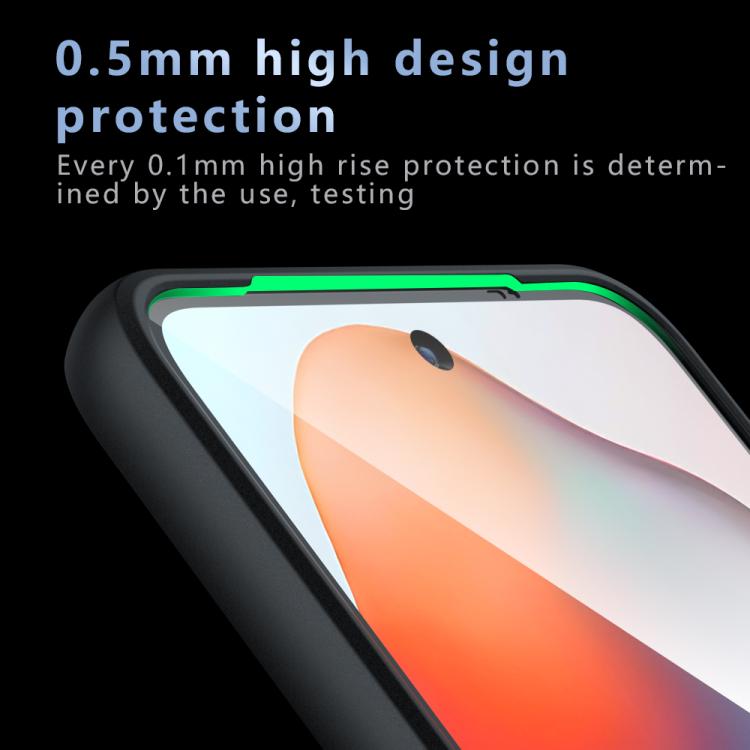 For Motorola Moto G56 / G66j / G66y Armor Precise Hole PC Hybrid TPU Phone Case - Frosted Black