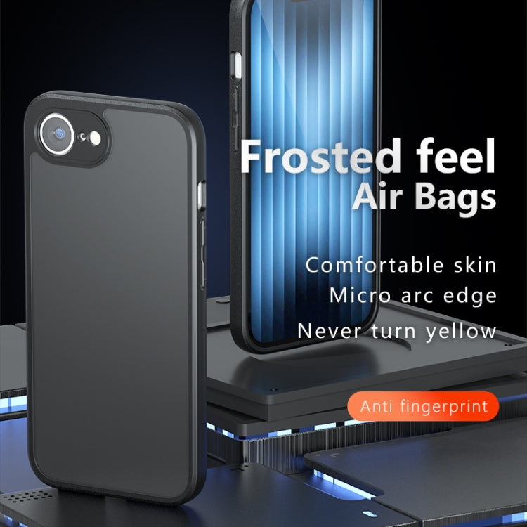 For iPhone 17e / 16e Armor Precise Hole PC Hybrid TPU Phone Case - Transparent