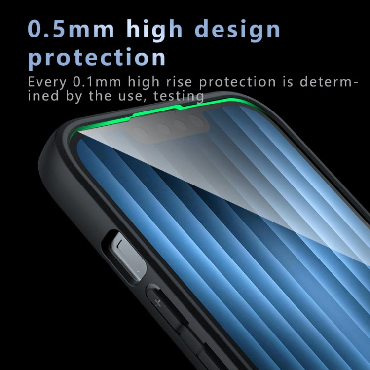 For iPhone 17e / 16e Armor Precise Hole PC Hybrid TPU Phone Case - Transparent