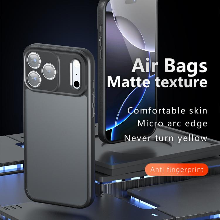 For iPhone 17 Armor Precise Hole PC Hybrid TPU Phone Case - Transparent