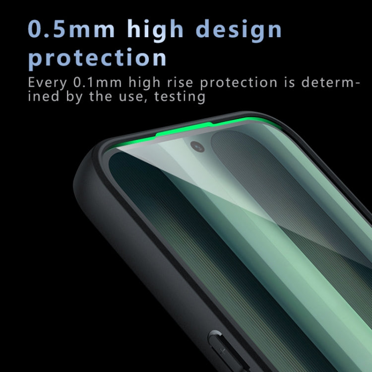 For Nothing Phone 2a Armor Precise Hole PC Hybrid TPU Phone Case - Transparent