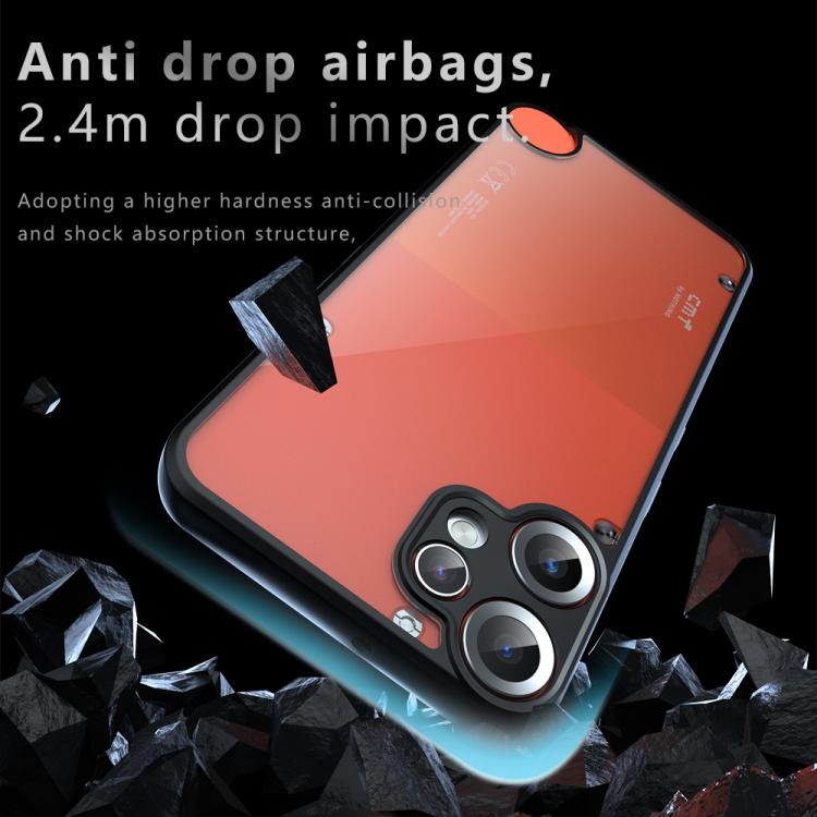 For Nothing CMF Phone 2 Pro Armor Precise Hole PC Hybrid TPU Phone Case - Transparent