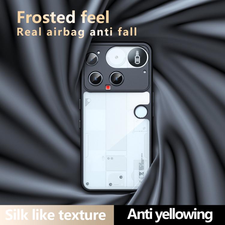 For Nothing Phone 3 Armor Precise Hole PC Hybrid TPU Phone Case - Transparent