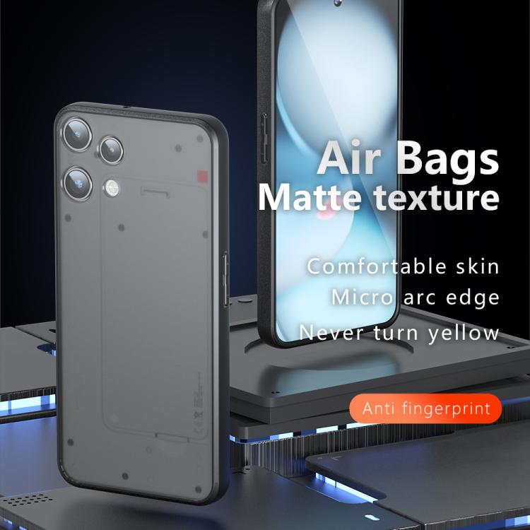 For Nothing Phone 3a Lite Armor Precise Hole PC Hybrid TPU Phone Case - Transparent