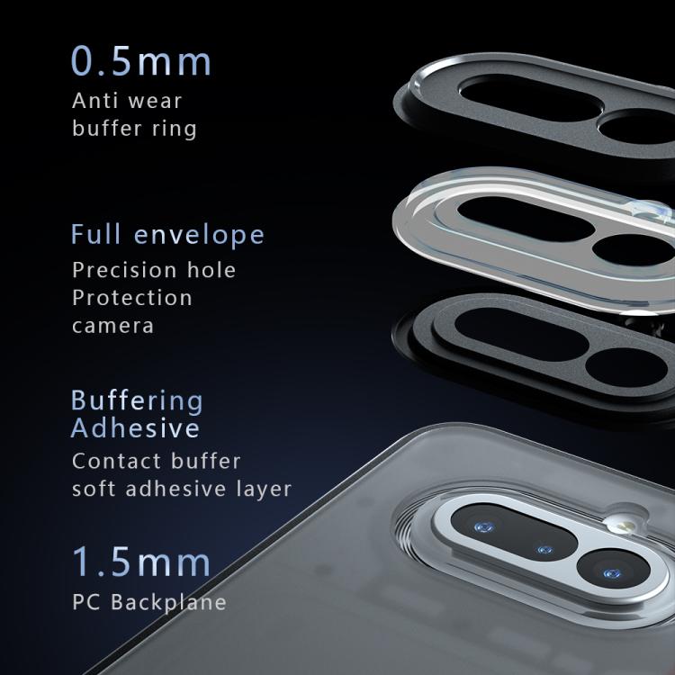 For Nothing Phone 4a Armor Precise Hole PC Hybrid TPU Phone Case - Transparent