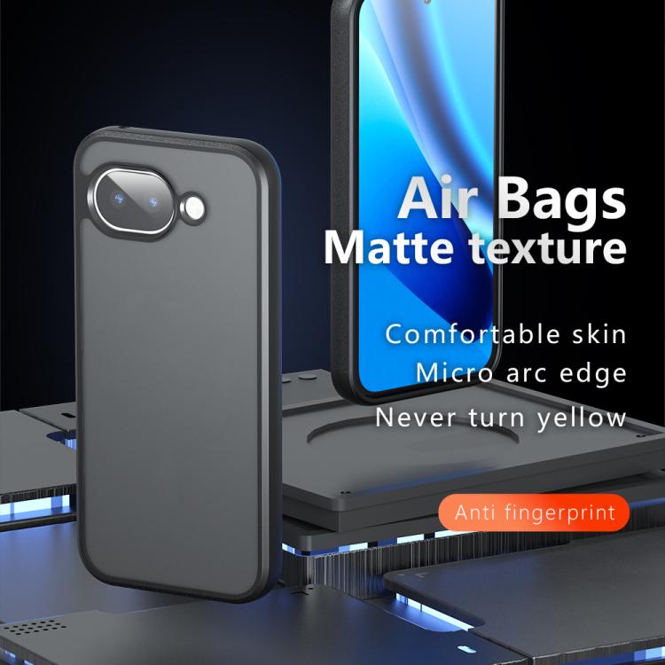 For Google Pixel 10a Armor Precise Hole PC Hybrid TPU Phone Case - Transparent